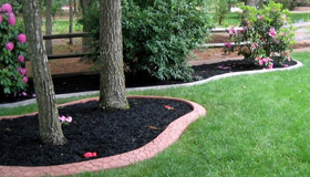 Mulch installation service